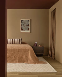 Baya Huxley Lumbar Cushion - Natural/Chocolate