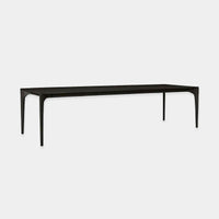Globe West Dining Tables Globe West Huxley Curve Dining Table - Black Oak