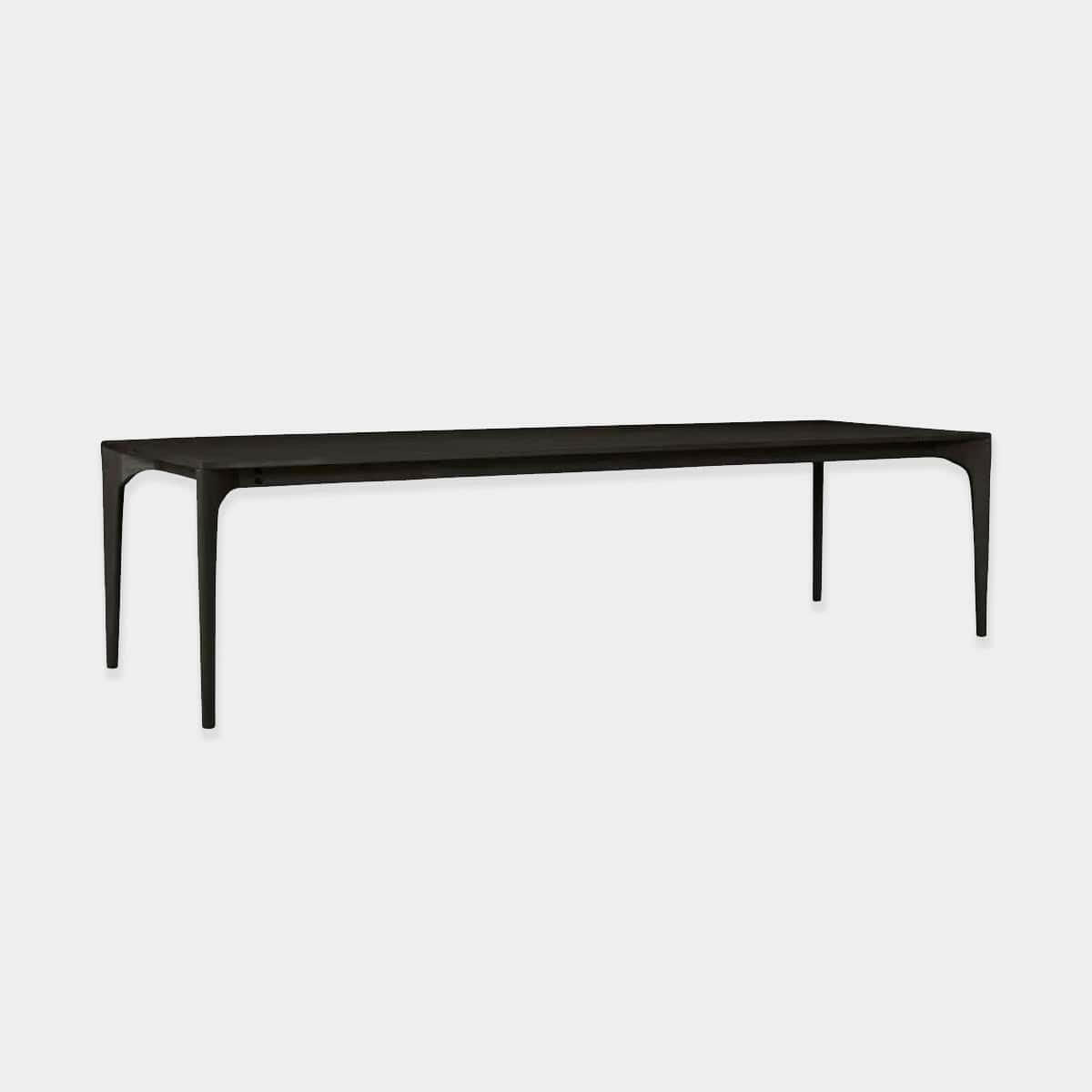 Globe West Dining Tables Globe West Huxley Curve Dining Table - Black Oak