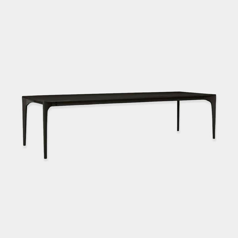 Globe West Dining Tables Globe West Huxley Curve Dining Table - Black Oak