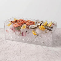 norsu STUDIO The Entertainer - Perspex Scalloped Drinks Bucket – Clear