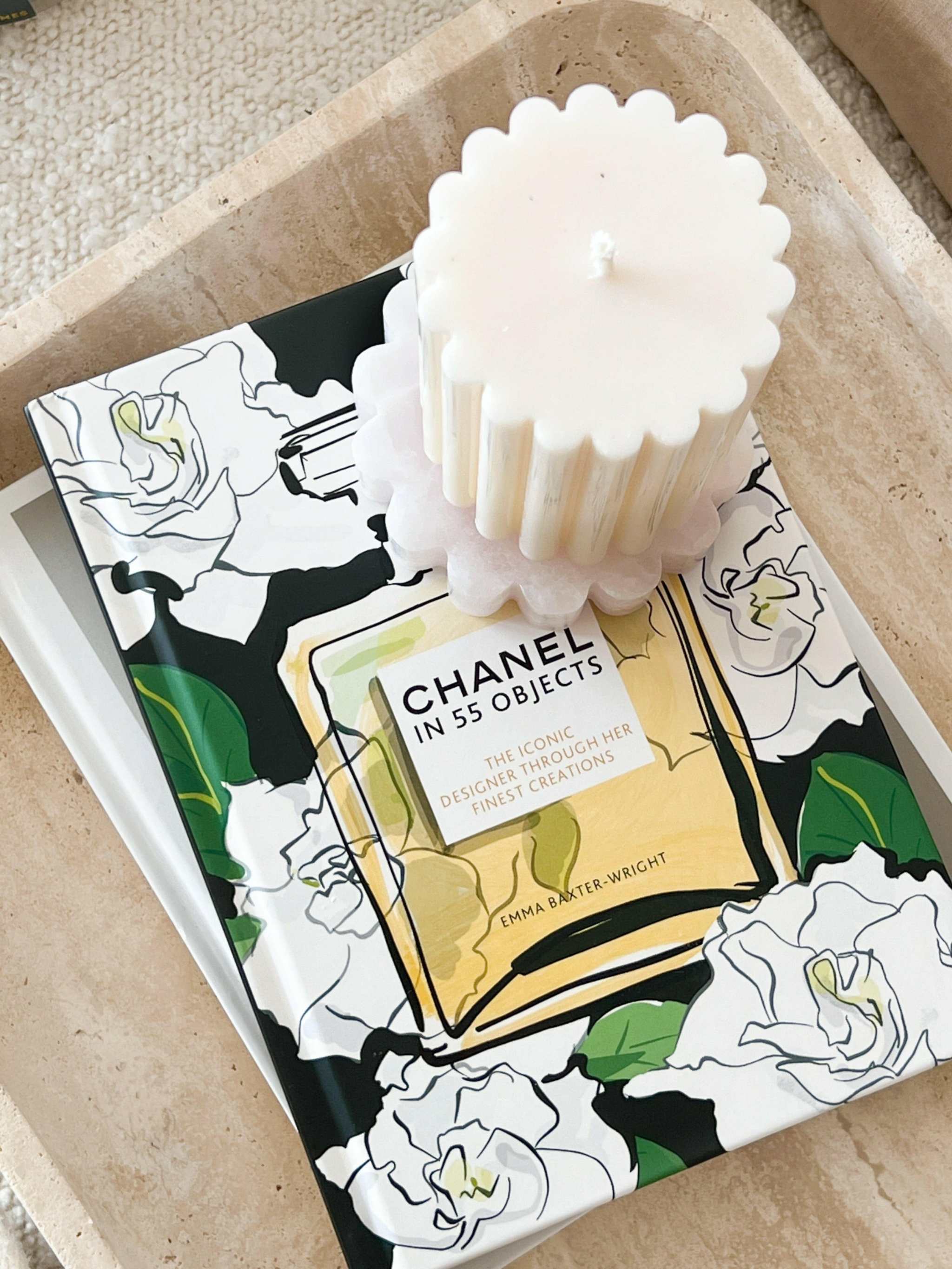 Makes Scents Of It placemats & coasters norsuHOME Pink Marble Fluted Candle Coaster (7954133876985)