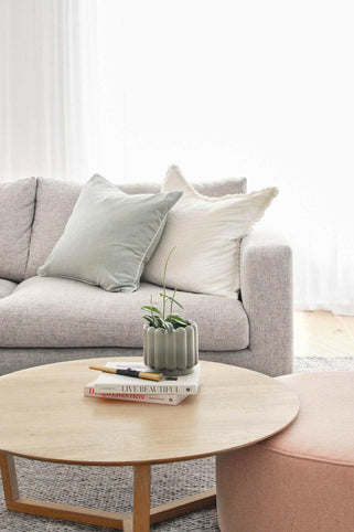 Molmic Sofas Molmic Shona sofa, Hawthorn Silver Fabic with Oak Timber Legs (7908354588921)