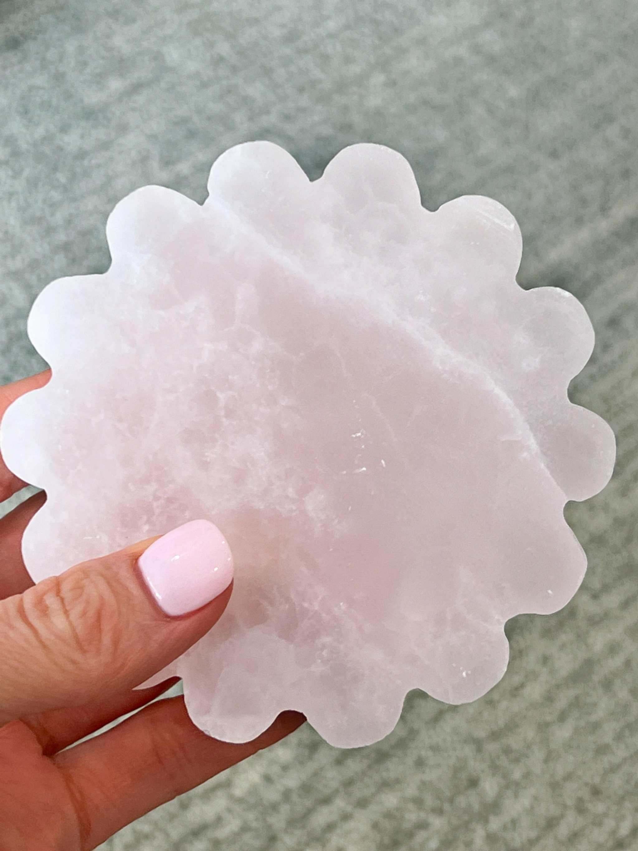 Makes Scents Of It placemats & coasters norsuHOME Pink Marble Fluted Candle Coaster (7954133876985)