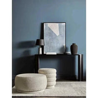 Globe West Console Globe West Classique Oval Console, Matt Dark Oak