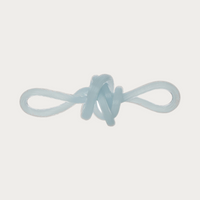 Knot Glass Sculpture in Blue
