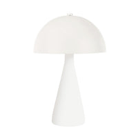 GlobeWest Easton Dome Table Lamp - White
