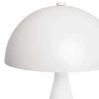 GlobeWest Easton Dome Table Lamp - White