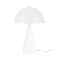 GlobeWest Easton Dome Table Lamp - White