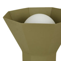 GlobeWest Easton Ornament Tall Portable Table Lamp - Khaki