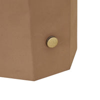 GlobeWest Easton Ornament Tall Portable Table Lamp - Mocha
