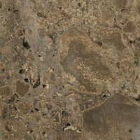 GlobeWest Easton Quinn Table Lamp - Mocha Travertine - Brick