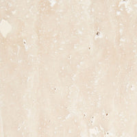 GlobeWest Sedona Block Table Lamp - Oat Marble - Nude Glass