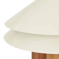 GlobeWest Sedona Kennedy Table Lamp - Natural - Gloss Coconut