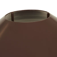 GlobeWest Sedona Kennedy Table Lamp - Walnut - Matt Puce