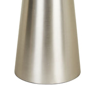 GlobeWest Sedona Ripple Table Lamp - Brushed Nickle