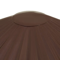 GlobeWest Sedona Ripple Table Lamp - Matt Puce