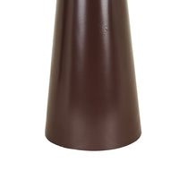 GlobeWest Sedona Ripple Table Lamp - Matt Puce