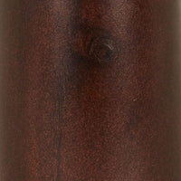 GlobeWest Sedona Rouge Table Lamp - Walnut - Amber Glass
