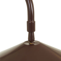 GlobeWest Sedona Scout Table Desk Lamp - Chocolate Marble - Matt Puce