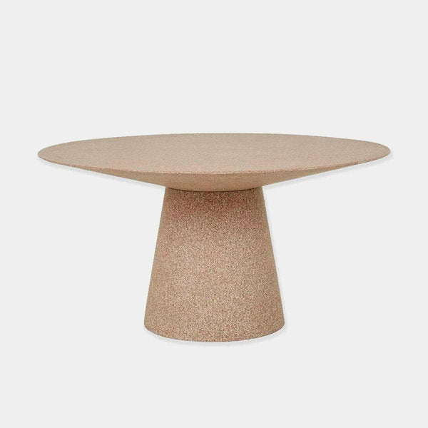 GlobeWest Livorno Round Indoor/Outdoor Dining Table, Terracotta Speckle | Norsu Interiors