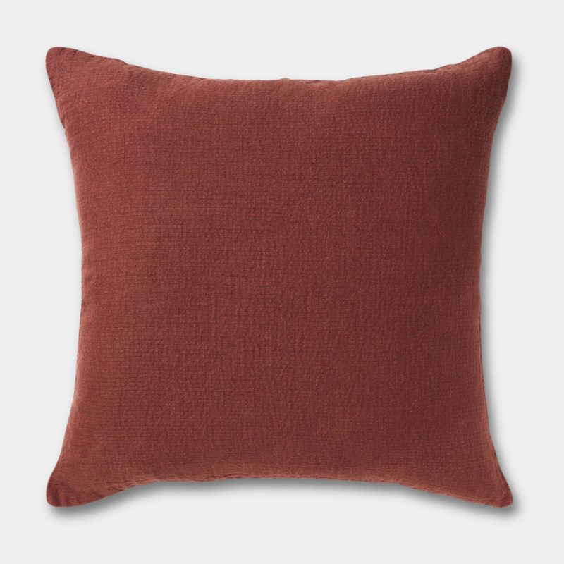 L&M Ava Large Square Cushion Maple