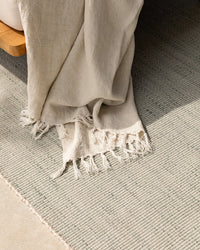 Baya Lonsdale Outdoor Rug - Eucalyptus styled outdoors