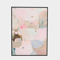 Lottie Rae New Beginnings fine art canvas print in black stained timber frame