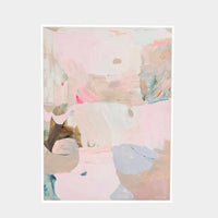 Lottie Rae New Beginnings fine art canvas print in white stained timber frame