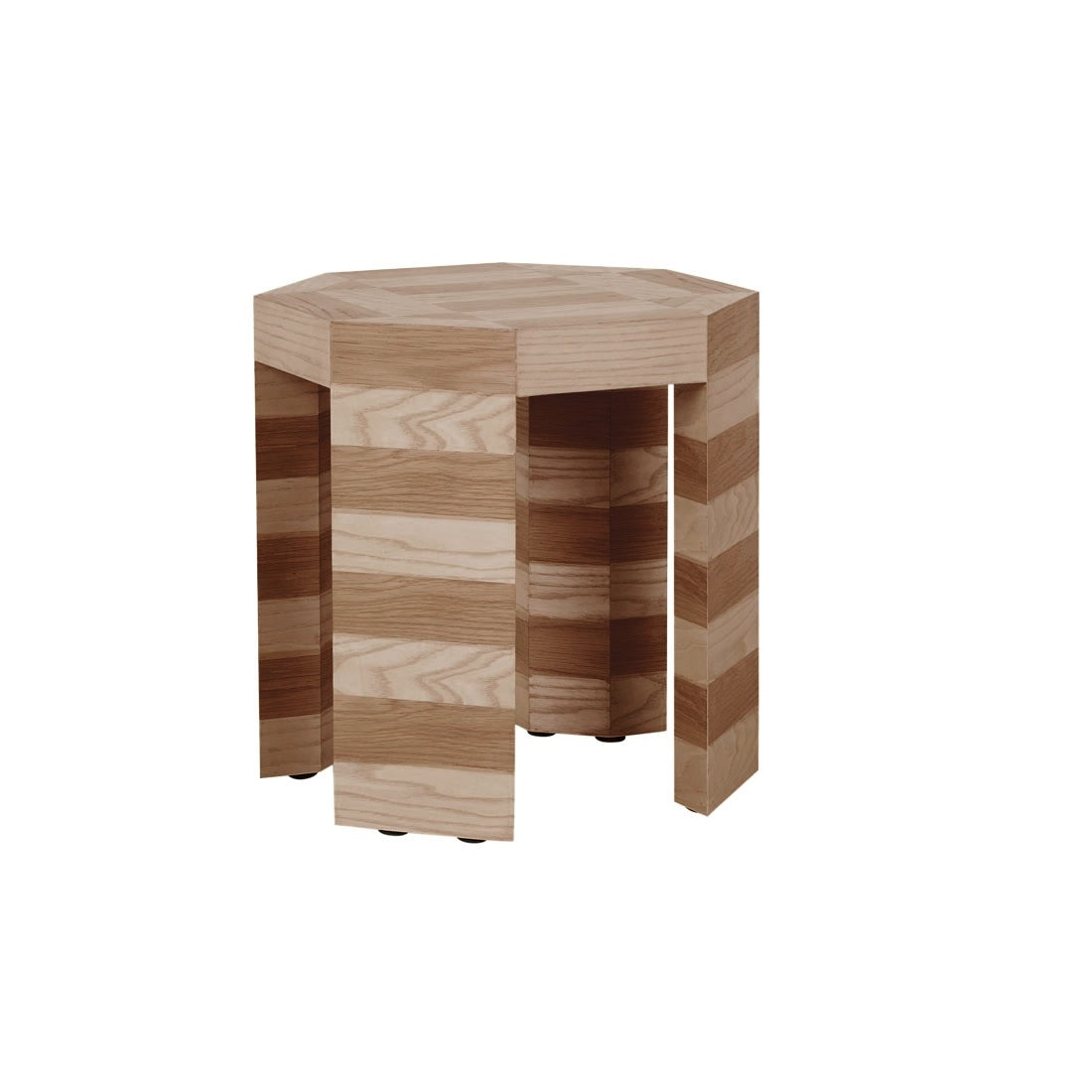 Reese Octo Side Table styled in a living room