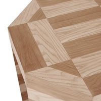 GlobeWest Reese Octo Side Table - Biscotti