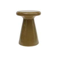 GlobeWest Seville Podium Large Side Table - Olive