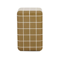 GlobeWest Seville Tile Side Table - Olive