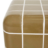 GlobeWest Seville Tile Side Table - Olive