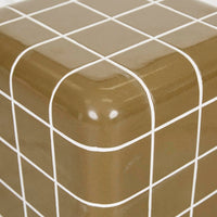 GlobeWest Seville Tile Side Table - Olive