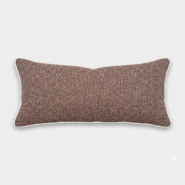 Forma Collection Align Lumbar Cushion by norsu STUDIO in Elysian Reversible Blush, 90x40cm