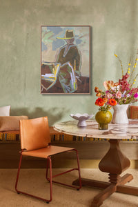 Marcia Priestley Limited Edition Fine Art Canvas Print - Chaps Dust Palm