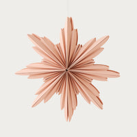 norsu Merry Merry paper star, blush, large 40cm
