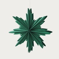 norsu Merry Merry paper star, dark green, large 40cm