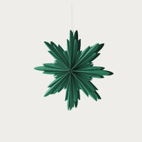 norsu Merry Merry paper star, dark green, small 30cm