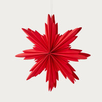 norsu Merry Merry paper star, red, large 40cm