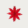 norsu Merry Merry Paper Star Decoration, Red (Various Sizes)