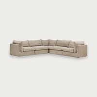 Mia Modular Sofa Husk - 5 Seat Corner