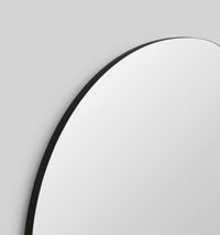 Middle of Nowhere Miller Pool Mirror, Black, 60 x 65cm - corner detail