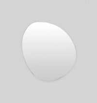 Middle of Nowhere Miller Pool Mirror, Black, 60 x 65cm | Norsu Interiors