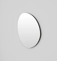 Middle of Nowhere Miller Pool Mirror, Black, 60 x 65cm - side profile