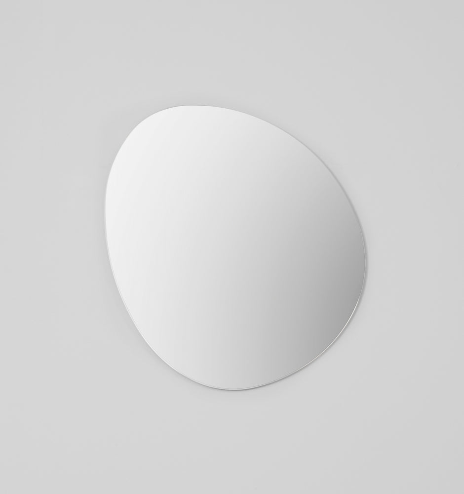 Middle of Nowhere Miller Pool Mirror, Bright White, 60 x 65cm | Norsu Interiors