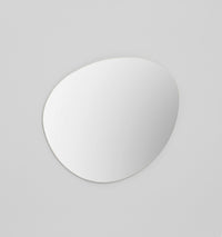 Middle of Nowhere Miller Pool Mirror, Bright White, 60 x 65cm - alternate hanging direction