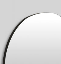 Middle of Nowhere Miller Pool Mirror, Black, 70 x 85cm - corner detail