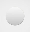 Middle of Nowhere Miller Round Mirror, Bright White